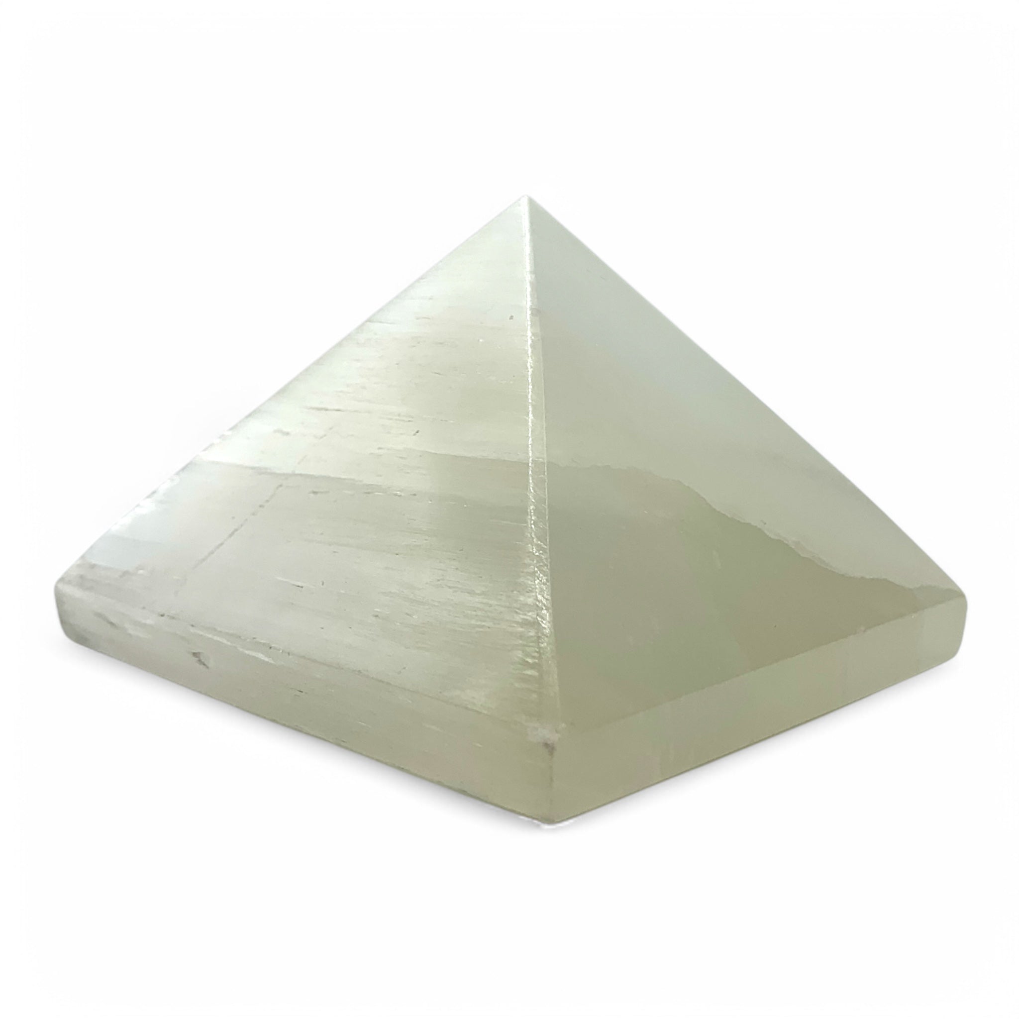 Selenite Pyramid $110